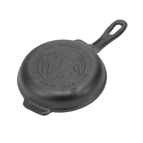 Mini sartén de hierro curado Victoria 12cm Negro