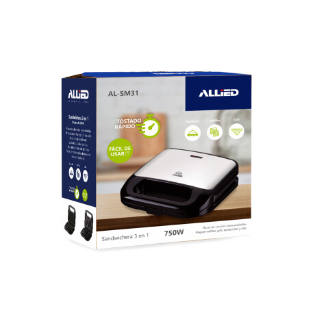 Sandwichera 3 en 1 Allied Placa Sandwich Grill Waffle 001