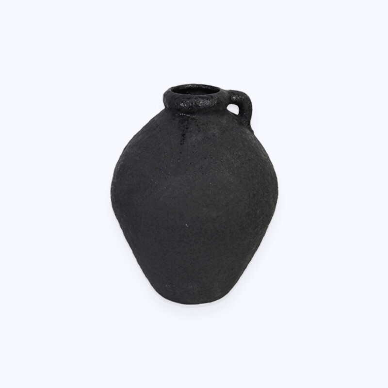 BASE CERAMICA NEGRA 20X31CM Unica
