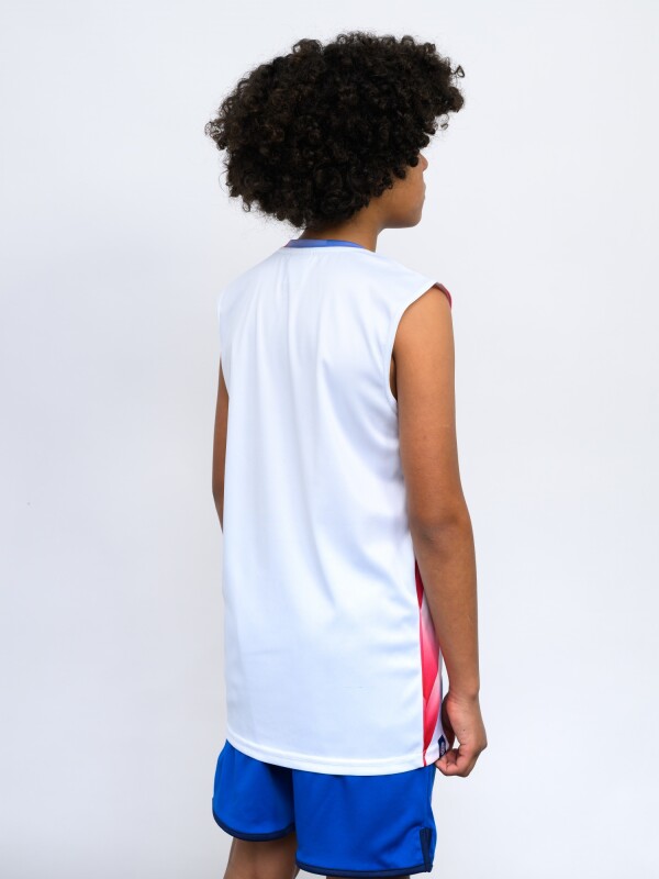 MUSCULOSA VETRA Licencias Junior Blanco, Azul Marino, Rojo