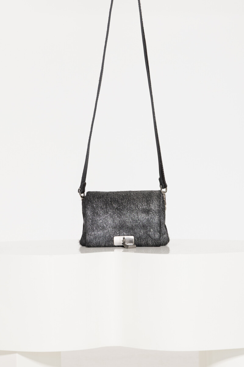 BANDOLERA LOCK SMALL WILD Plata