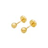 Abridores Bolita-Oro 18k-Sin piedra-AB9529 sinpiedra