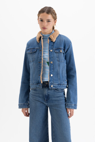 CAMPERA TRUCKER CLASSIC Azul