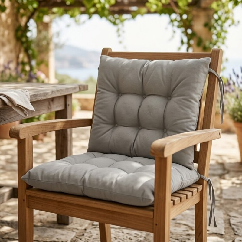 Almohadón para sillas 35x35 GRIS