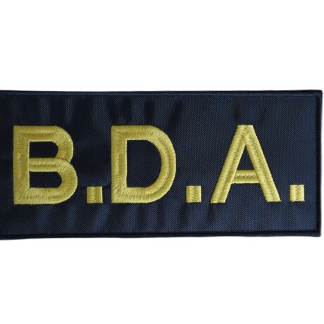 Parche bordado para chaleco B.D.A Brigada Departamental Antidrogas