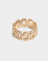 Anillos Medianos y Grandes De metal Anillo De Metal Bold - Dorado