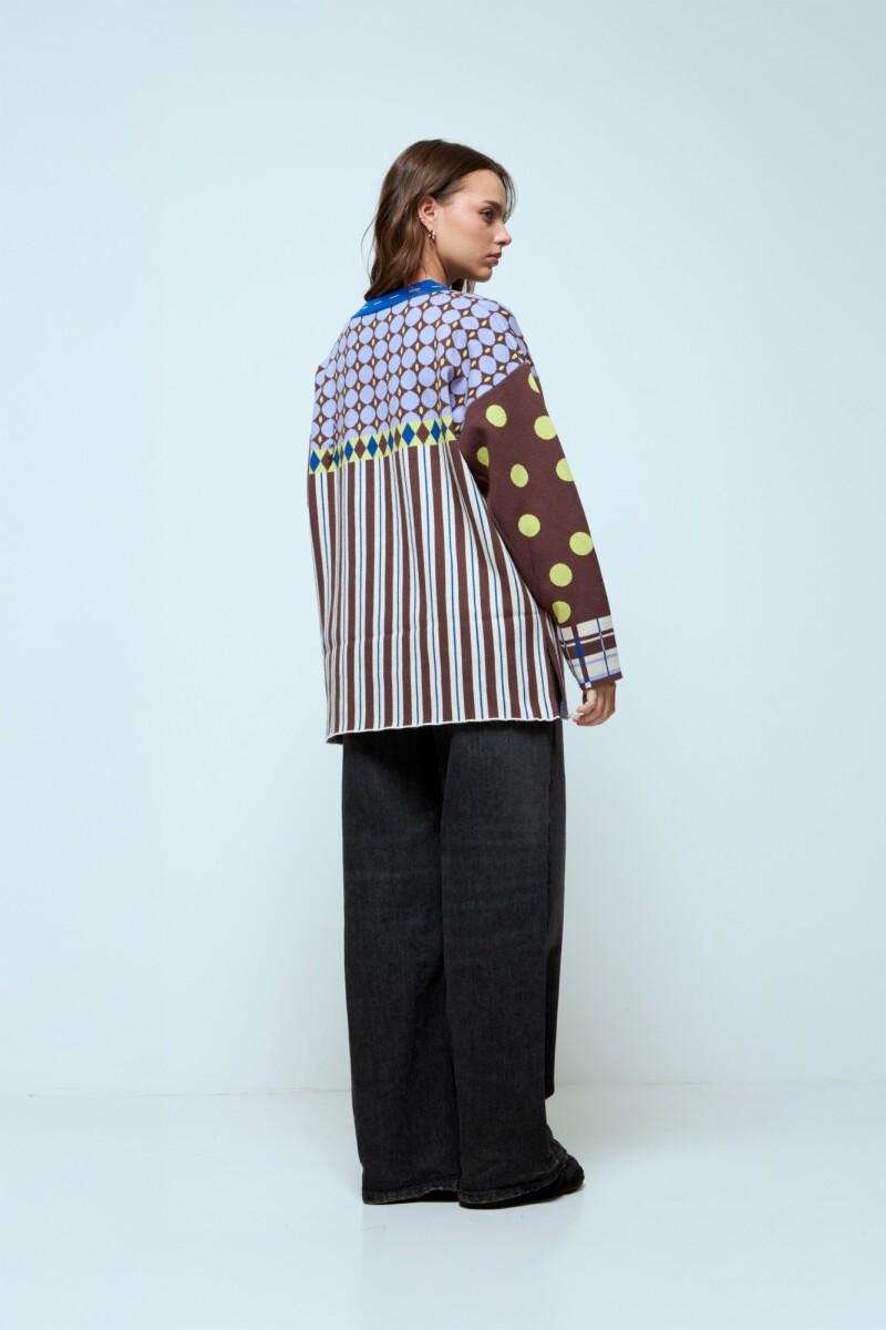 Sweater vibrante azul