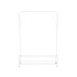 Perchero Para Ropa Con Doble Estante Percha Metal Organizador Placard Ropero Imback Color Blanco Perchero Para Ropa Con Doble Estante Percha Metal Organizador Placard Ropero Imback Color Blanco