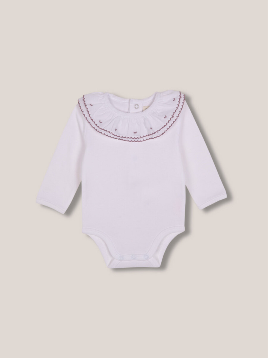 Body Cuello Doble Blanco Optico