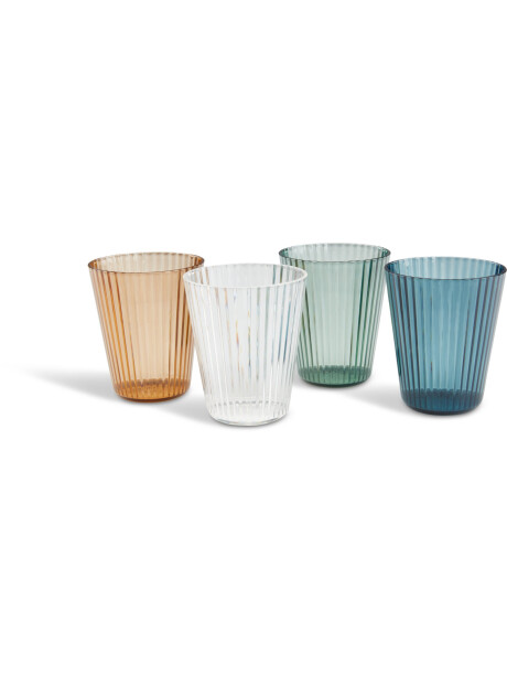 Vaso de plástico GERLEF Ø9xA10cm 4u./pack surt. Vaso de plástico GERLEF Ø9xA10cm 4u./pack surt.