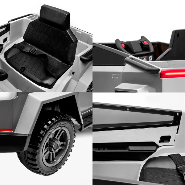 Auto Camionera Eléctrica Tesla Para Niños Cyber Truck CAMIONETA ELECTRICA TESLA CYBER TRUCK