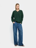 Jersey De Punto Con Detalle De Cristales verde