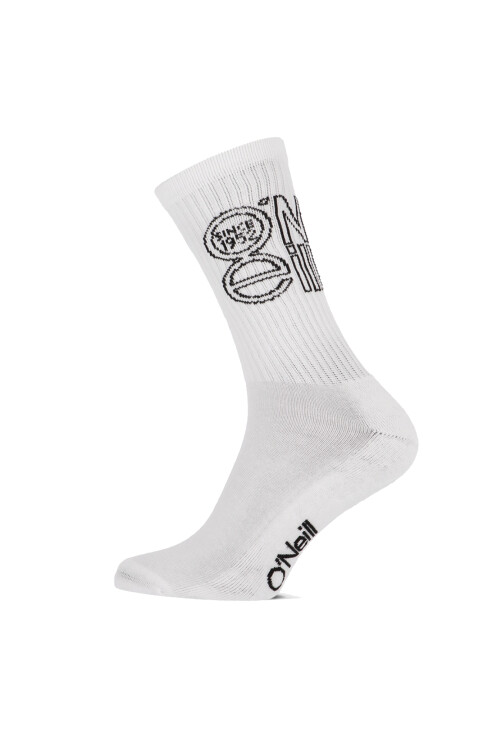 Medias O'Neill Street Crew Unisex Pack x2 Blanco