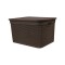 Caja simil ratán 40 lts TABACO