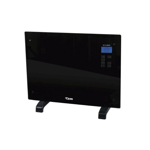 CONVECTOR PANEL VITROCERAMICO TEM T1FPVITRO1500 Negro