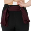 Leggings Running Road Winter High Waist Tight Mujer Performance Black