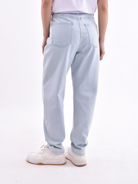 JEAN CHAR MOM FIT CELESTE (V)