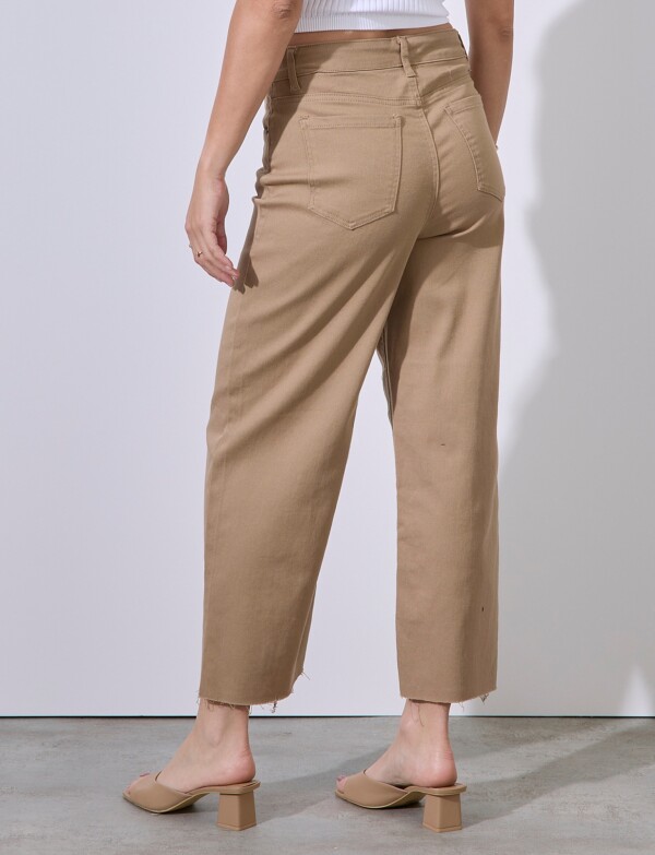 Jean Wide Leg TOSTADO