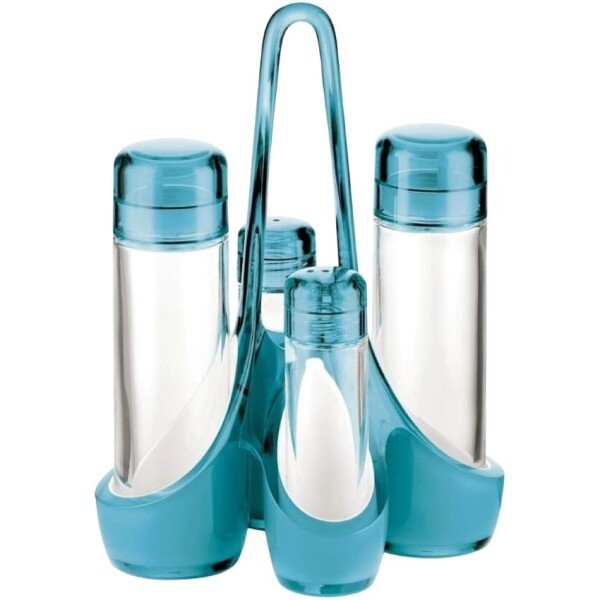 JUEGO DE ACEITERO/VINAGRERO/SALERO/PIMENTERO CON SOPORTE - GUZZINI JUEGO DE ACEITERO/VINAGRERO/SALERO/PIMENTERO CON SOPORTE - GUZZINI