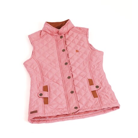 Chaleco Capitoneado Dama Rosa