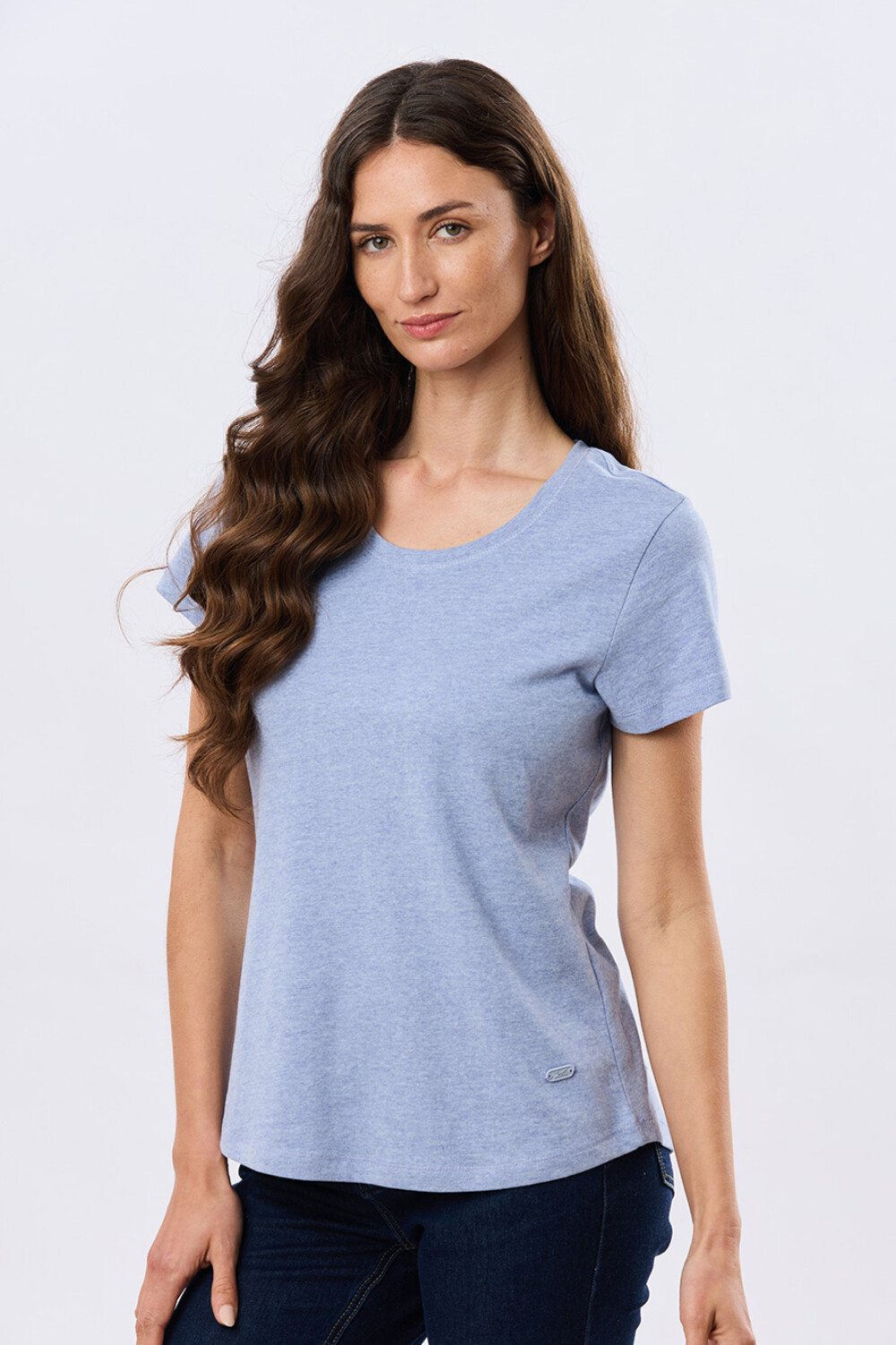 REMERA BÁSICA DE ALGODÓN Denim