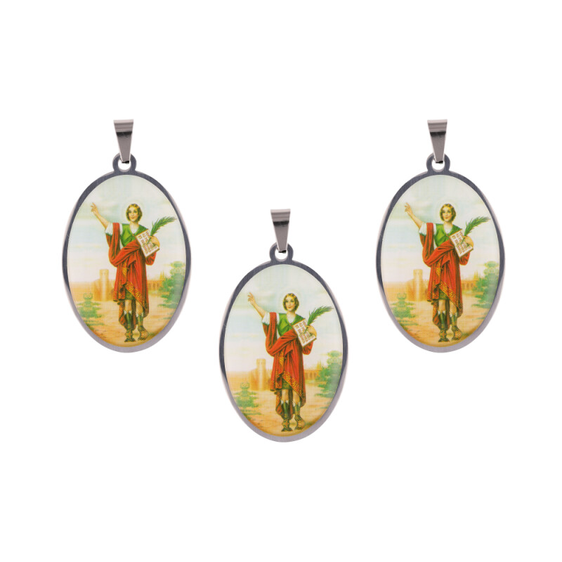 MEDALLAS DE SANTOS 5CM X3 UNIDADES Gp117/san Expedito