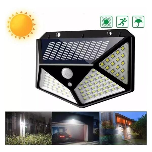 Kit 6 Foco Solar 100 Led Fotocelula C/ Sensor Movimiento Kit 6 Foco Solar 100 Led Fotocelula C/ Sensor Movimiento