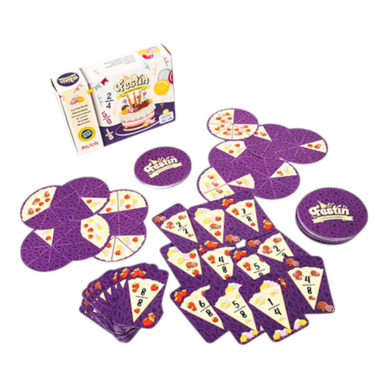 Juego de Mesa Festín de Fracciones Macachin Juego de Mesa Festín de Fracciones Macachin