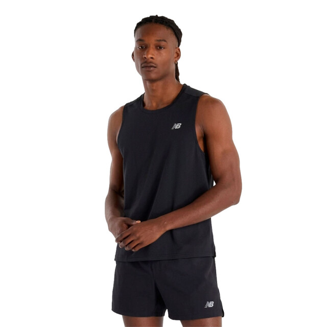 Musculosa de Hombre New Balance Athletic T Negro