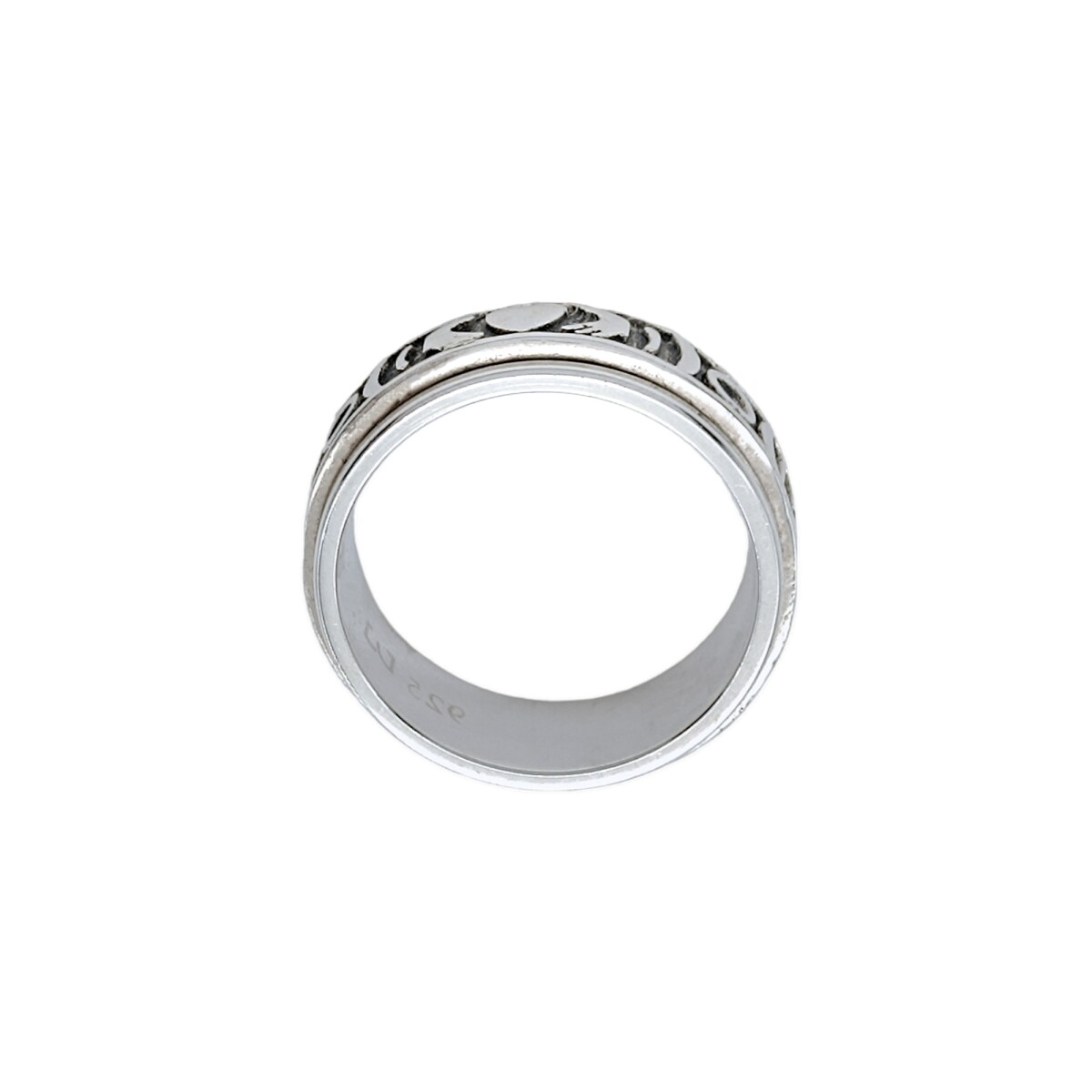 Anillo Corazón giratorio-Plata 925-Sin piedra-AN4000 - sinpiedra 