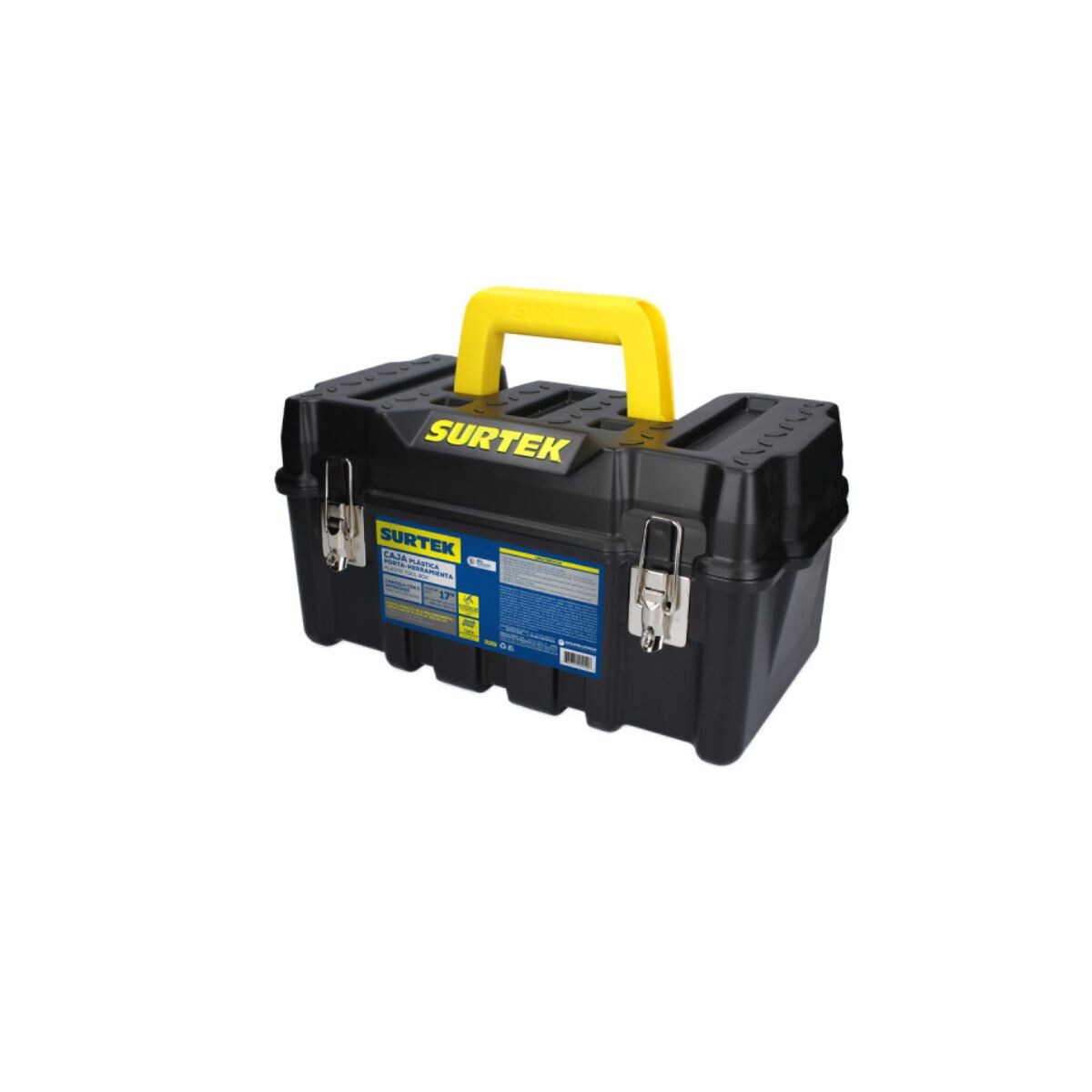 CAJA HERRAMIENTA BROCHE METAL 17X9" SURTEK Caja Herramienta Broche Metal 17x9" Surtek