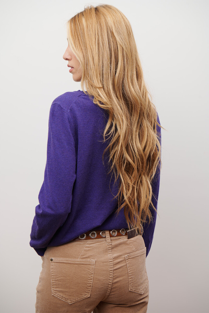 SWEATER TWIN PURPURA
