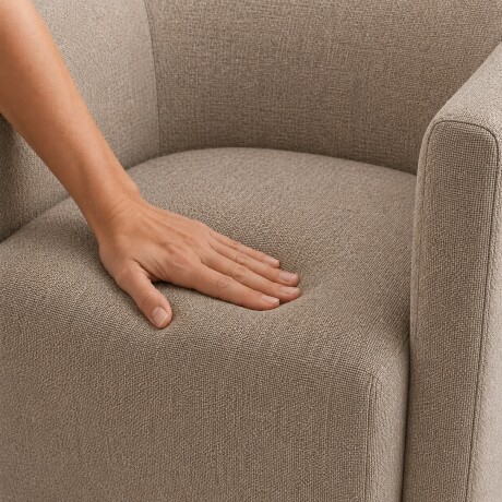 BUTACA POLTRONA SILLÓN SOFÁ 1 CUERPO Color Marrón LINO