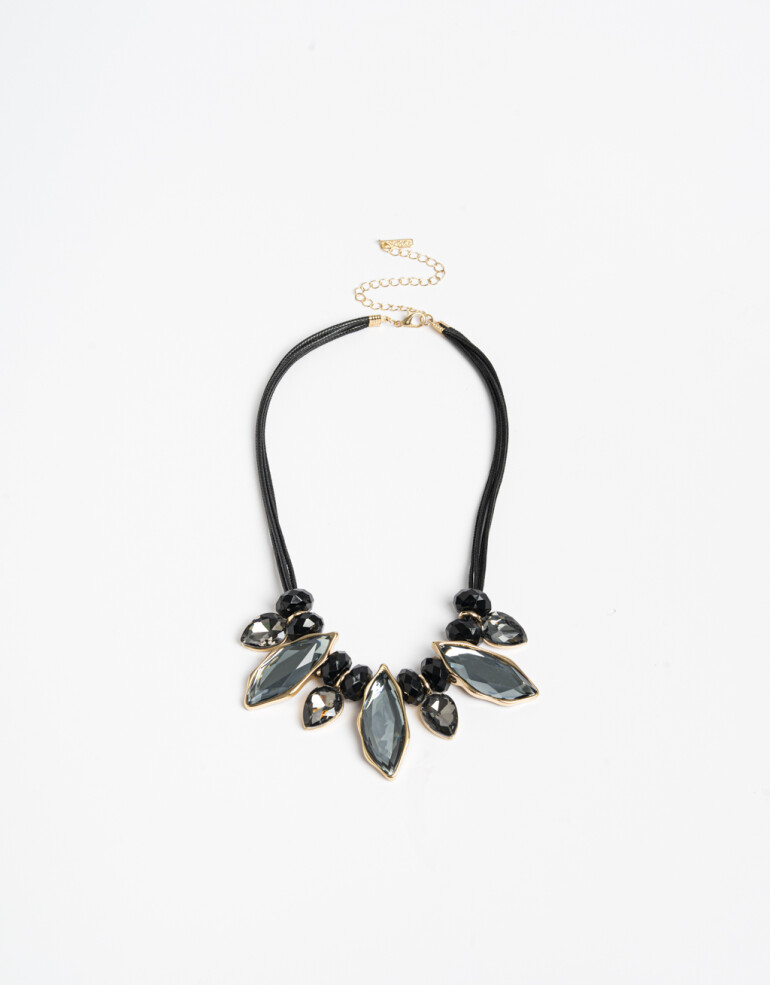 Collares Cortos Piedra Collar Corto Piedras - Combinacion Multicolor