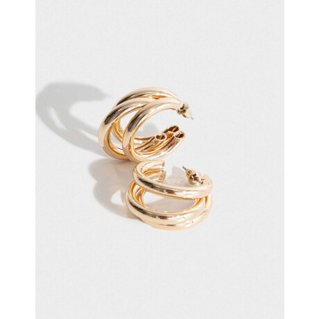 Argollas De Metal Dorado
