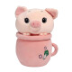 Manta De Apego Peluche C/Frazada 1.60m X 1.00m Inf. Cerdo
