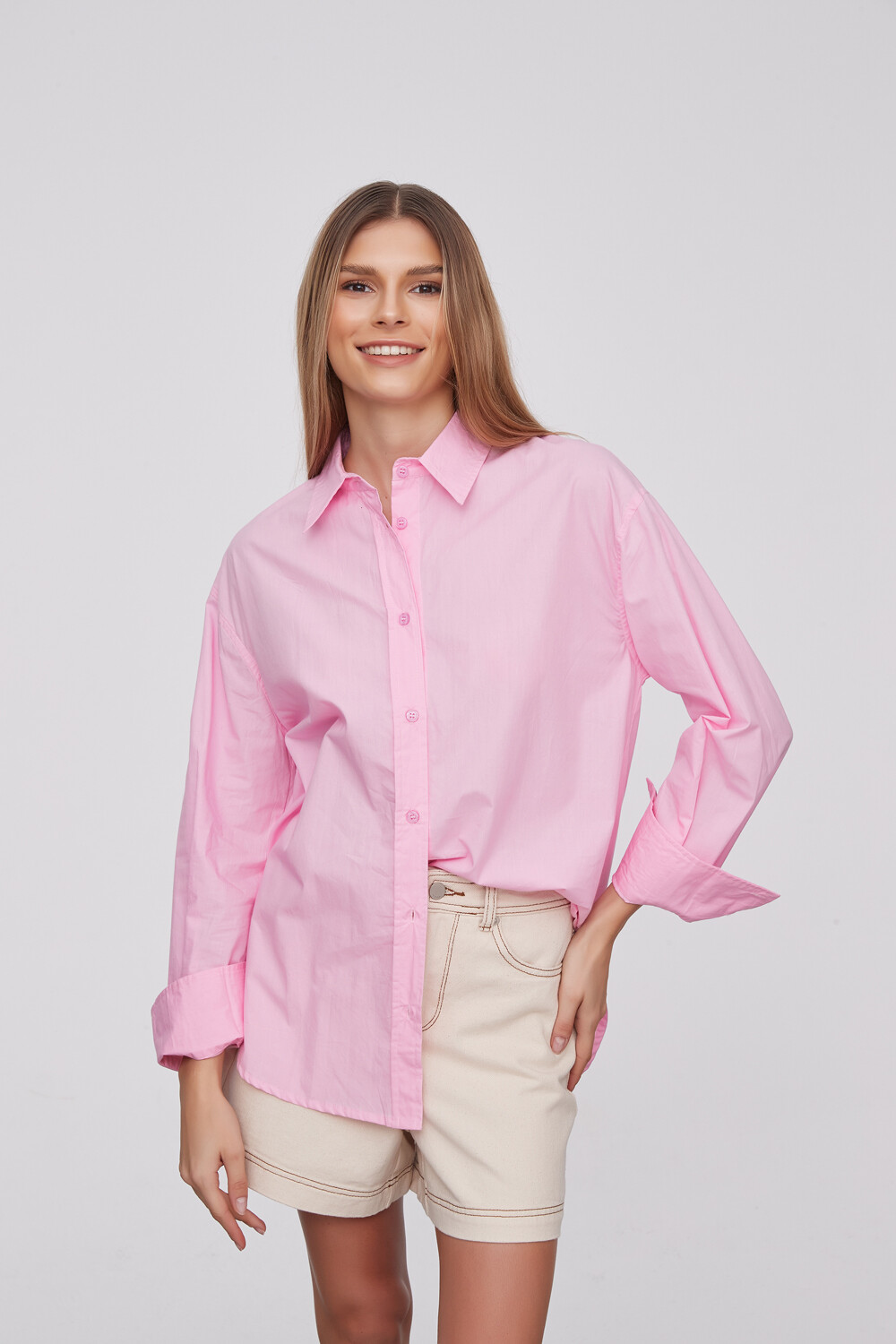 Camisa Rommel Rosa