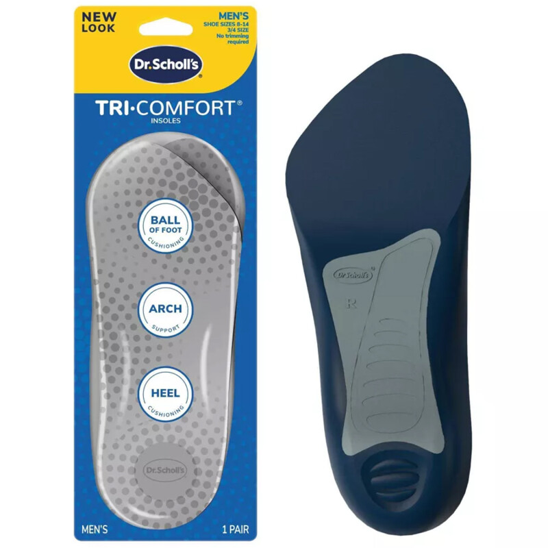 Plantillas Ortopédicas Dr. Scholl's Tri-Comfort para Hombre Plantillas Ortopédicas Dr. Scholl's Tri-Comfort para Hombre