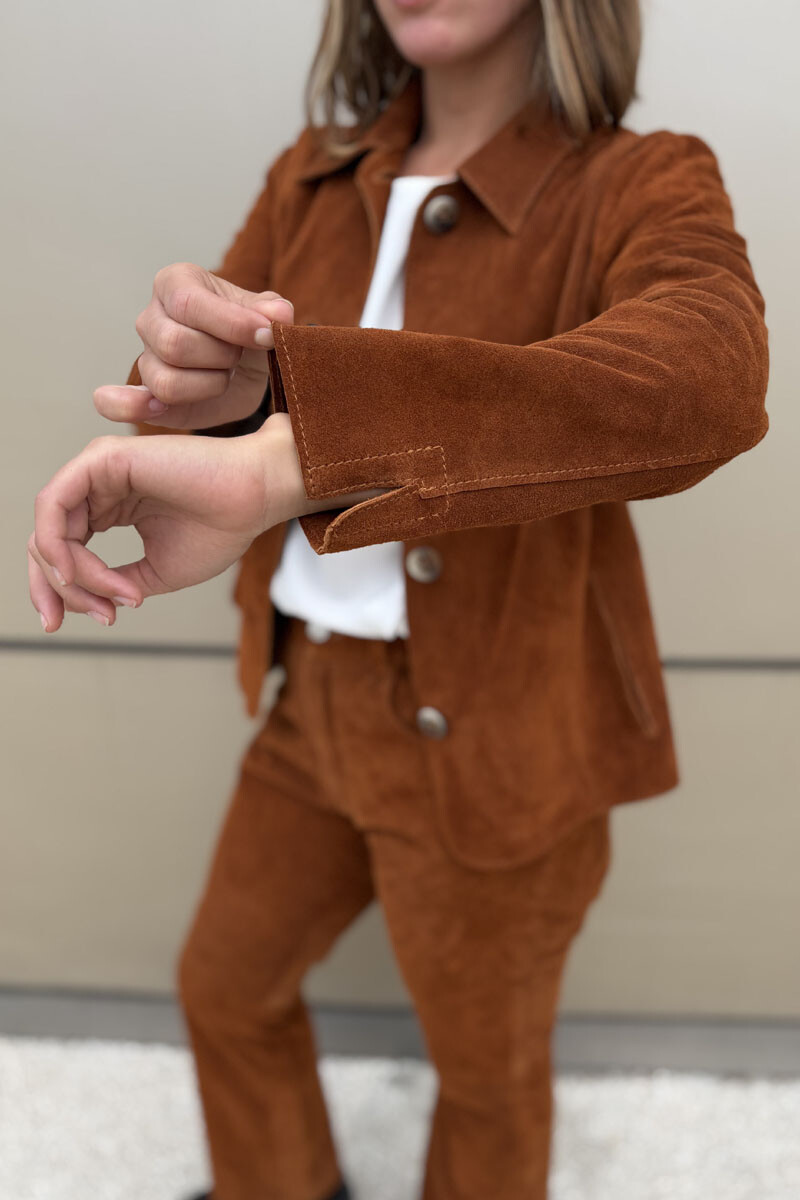 Blazer cloe Oxido gamuza