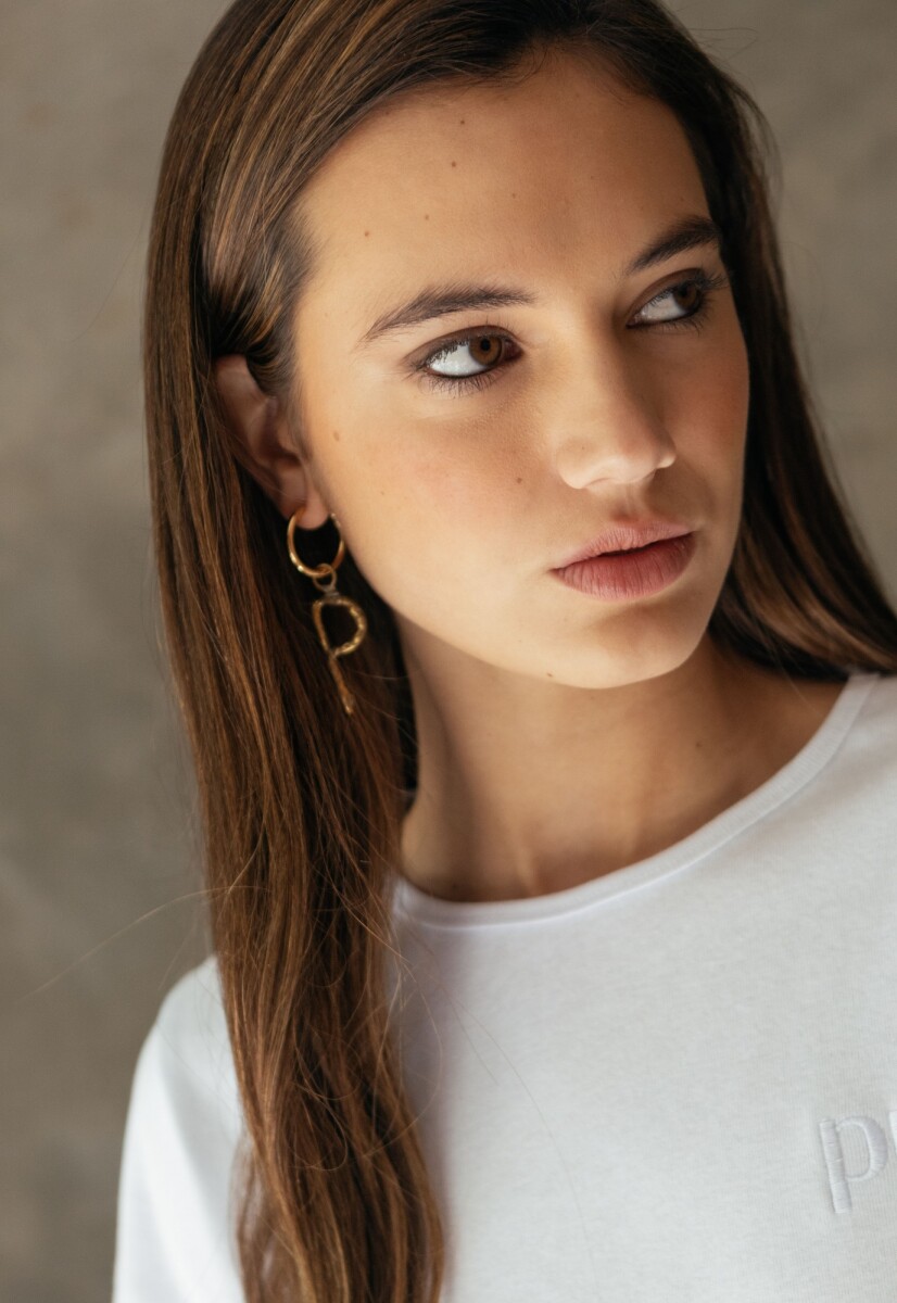 Spelling Earrings Bronce - P 