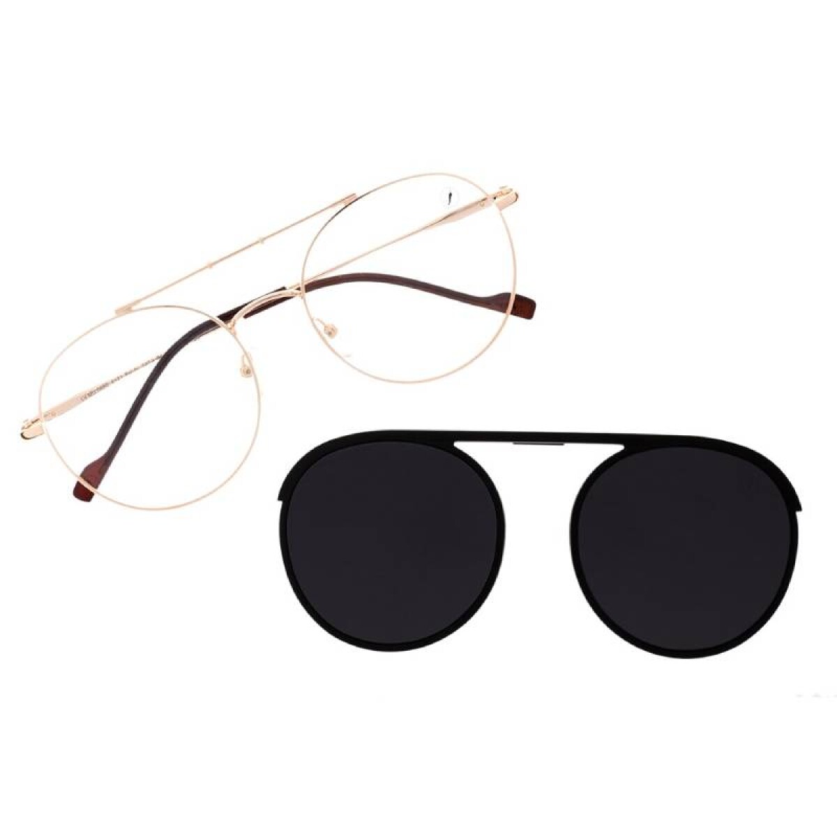 Armazón Chilli Beans Segovia más intercambiable de Sol - Dorado 