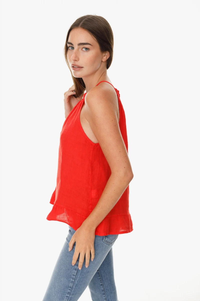 Musculosa Halter rojo m