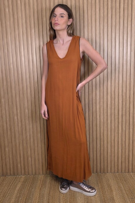 Vestido Mula Camel