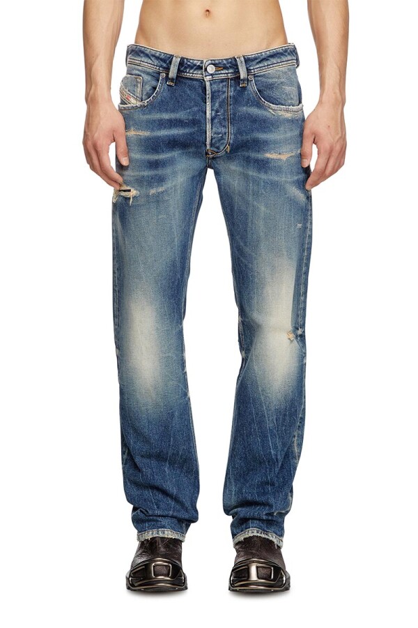 Jean Para Hombre 1985 Larkee Azul Marino