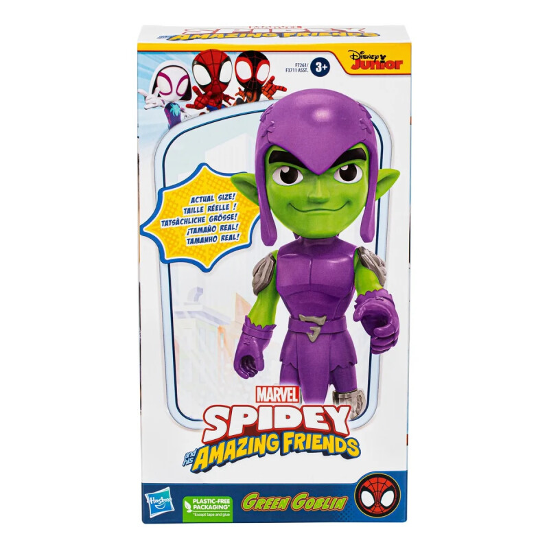 Muñeco Duende Verde de Spidey Amazing Friends de Hasbro Marvel Muñeco Duende Verde de Spidey Amazing Friends de Hasbro Marvel
