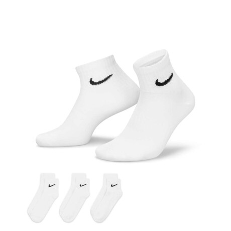 Medias Everyday Lightweight 3-Pack Unisex Blanco