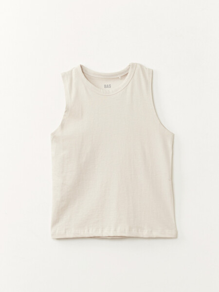 Musculosa básica Beige
