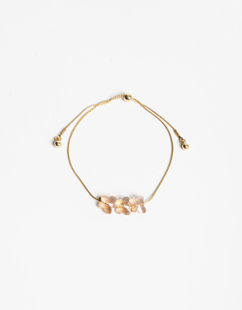 Pulseras Flexibles Special Price Pulsera Flexible Con Mariposas - Dorado
