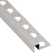 Listelo Aluminio 12X10 2.60 Mts Plata Mate Alumacer