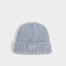 Gorro Clasico Gorro Tejido Con Tag - Gris Claro